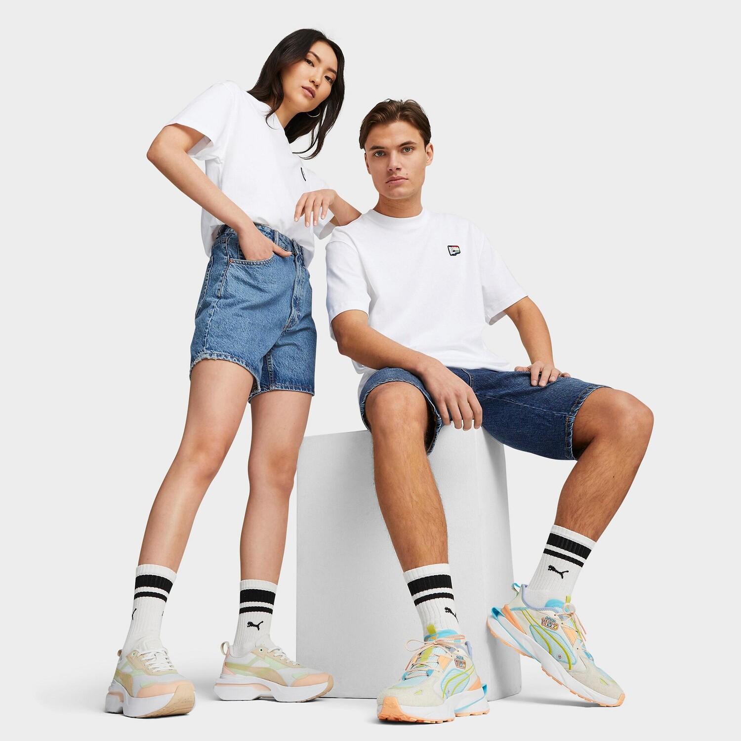 

Футболка с вышитым логотипом Puma Downtown Pride, белый