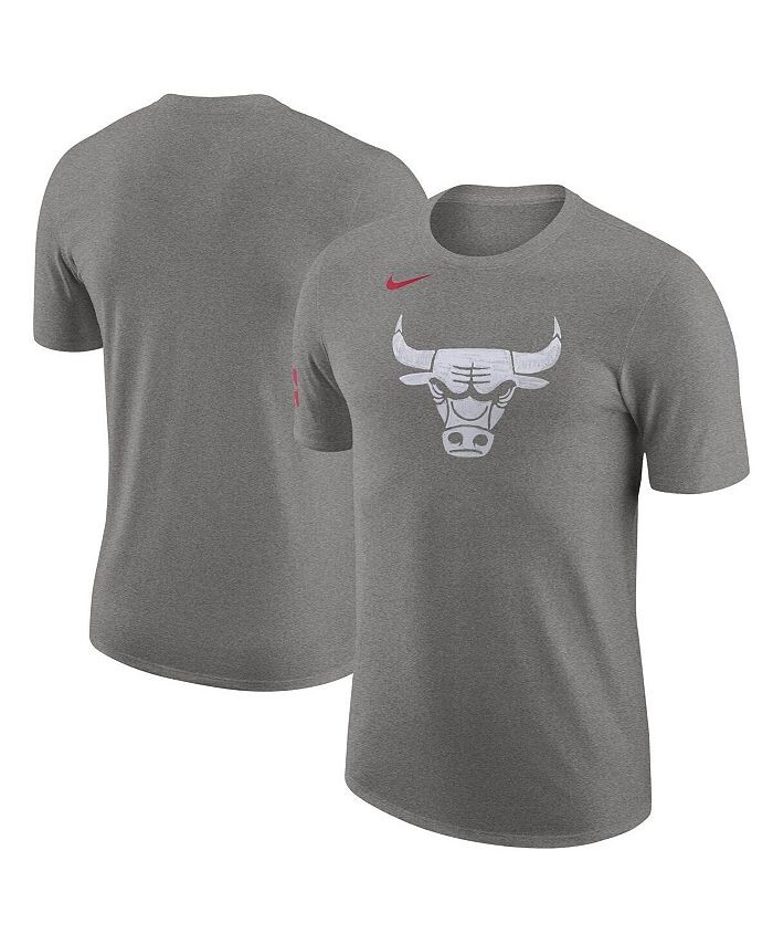 

Мужская темно-серая футболка Chicago Bulls 2023/24 City Edition Essential Warmup Nike, серый