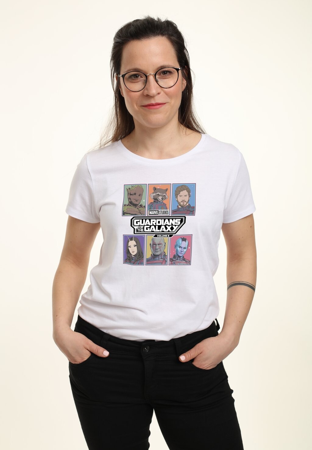 

Футболка с принтом Marvel, белый