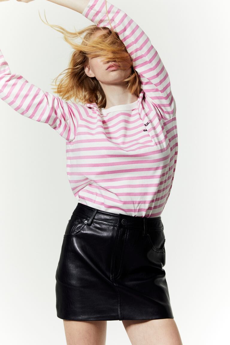

Топ из хлопкового трикотажа H&M