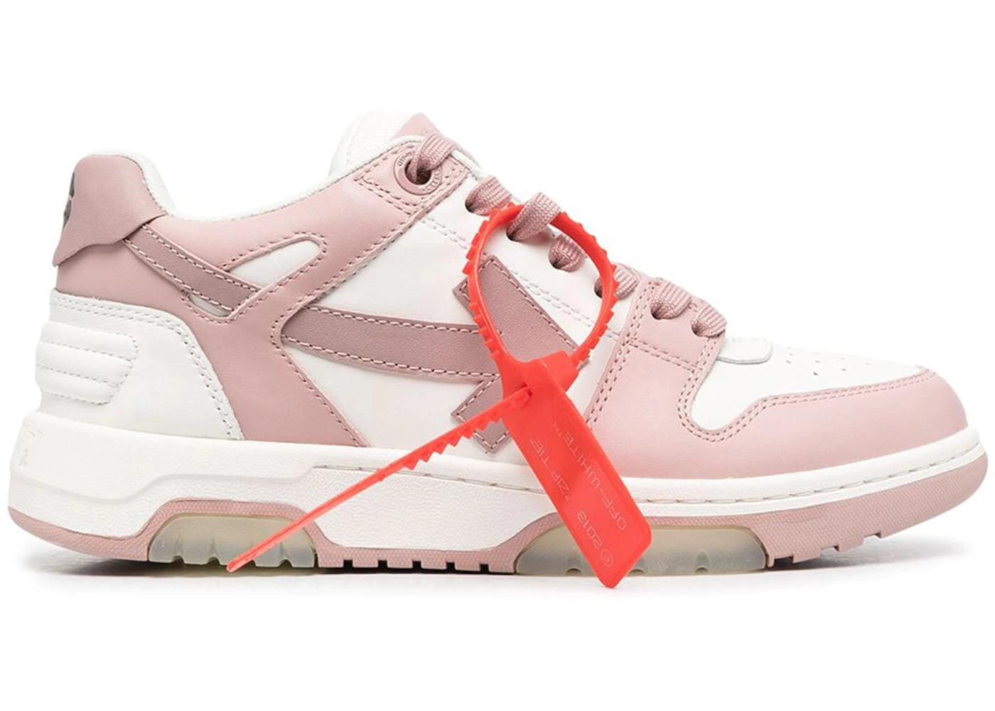 

Кроссовки женские Off-White Out Of Office Low-Top, белый / розовый