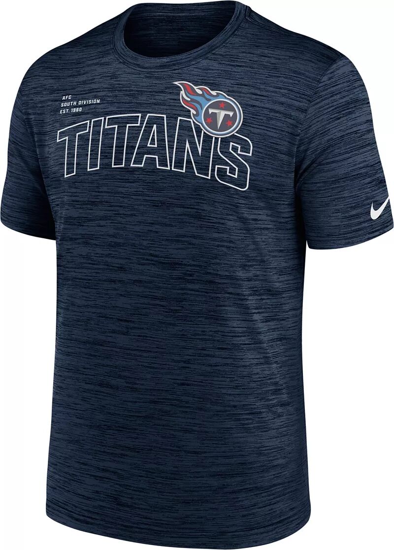 

Мужская темно-синяя футболка Nike Tennessee Titans Velocity Arch