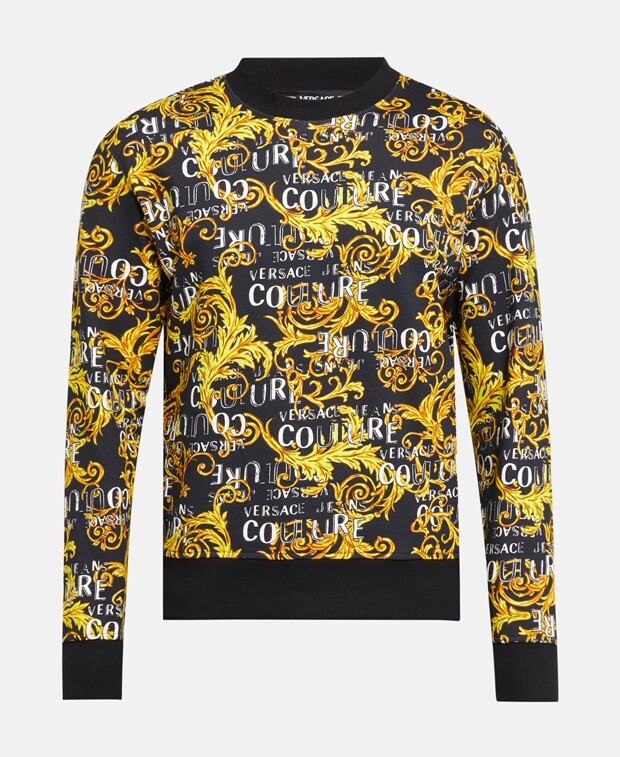 

Толстовка Versace Jeans Couture, цвет Caviar Black