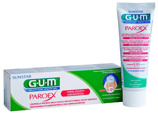 Зубная паста 0,12% CHX, 75 мл Sunstar Gum Paroex цена и фото