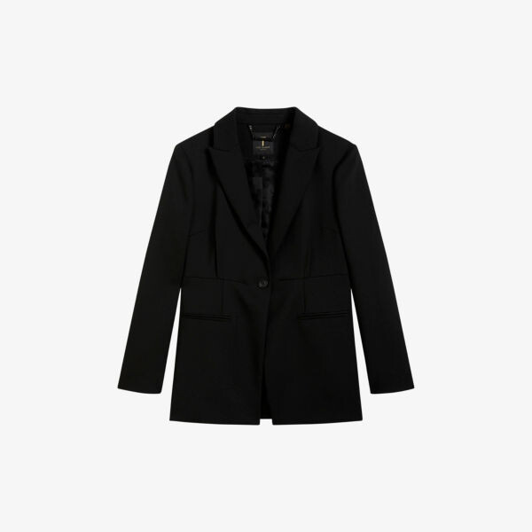 

Однобортный блейзер Fritta из эластичной ткани Ted Baker, черный