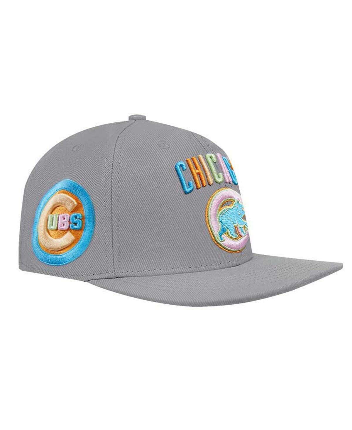 

Мужская серая неоновая кепка Chicago Cubs Snapback Pro Standard