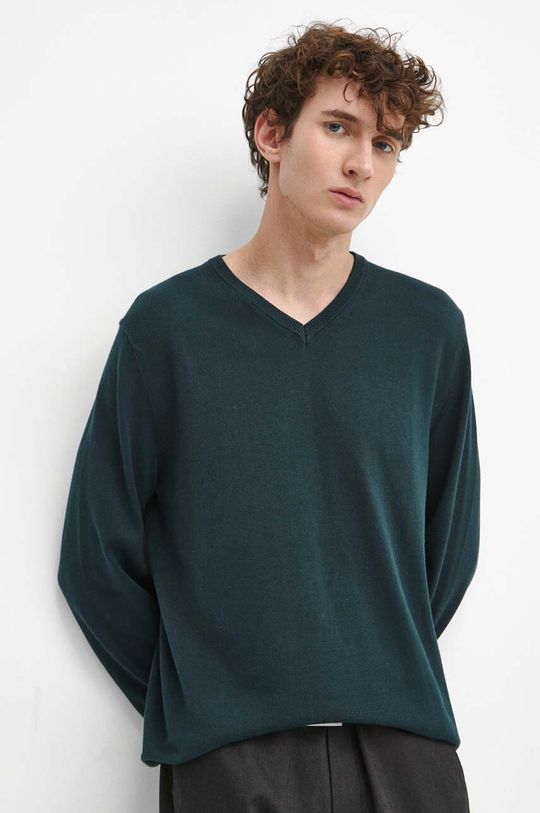Хлопковый свитер Medicine, зеленый