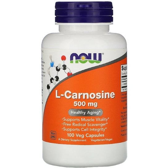 Now Foods, L-карнозин 500мг 100 капсул