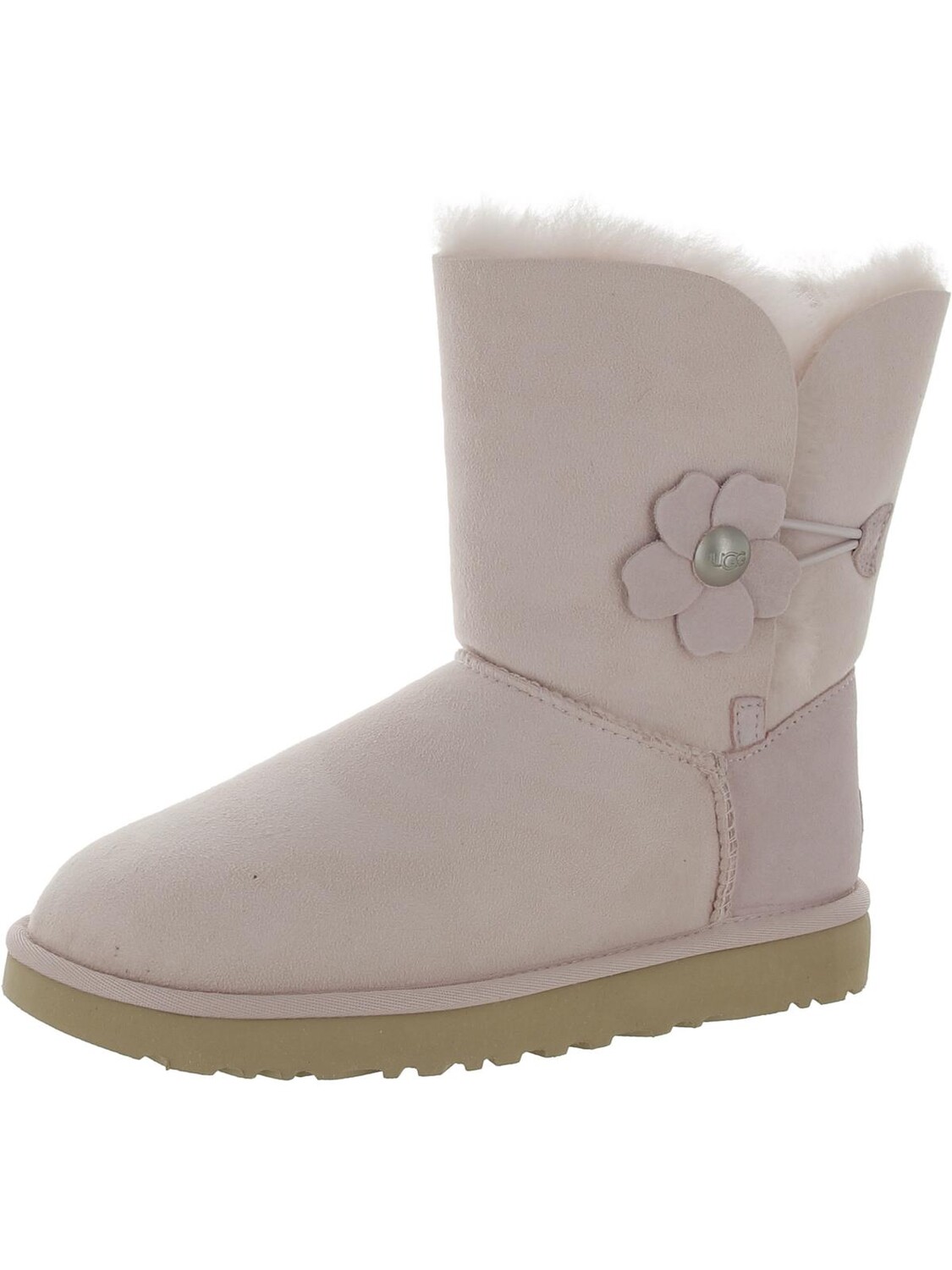 

Женские повседневные ботинки Bailey Button на замшевой подкладке UGG, цвет Light Pink