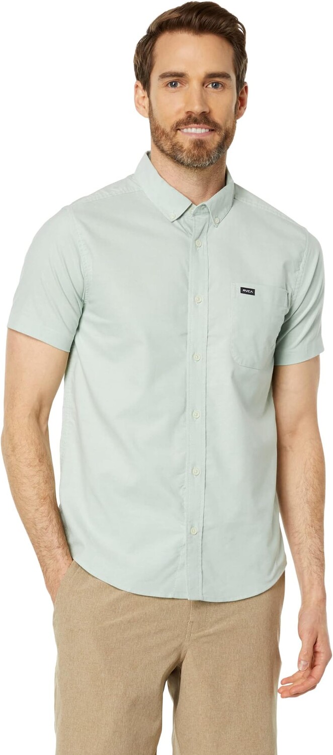

Рубашка That'll Do Stretch Short Sleeve RVCA, цвет Green Haze