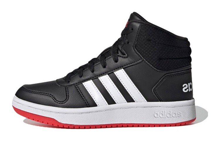 

Adidas Neo Hoops 2.0 Mid J 'Black Vivid Red'