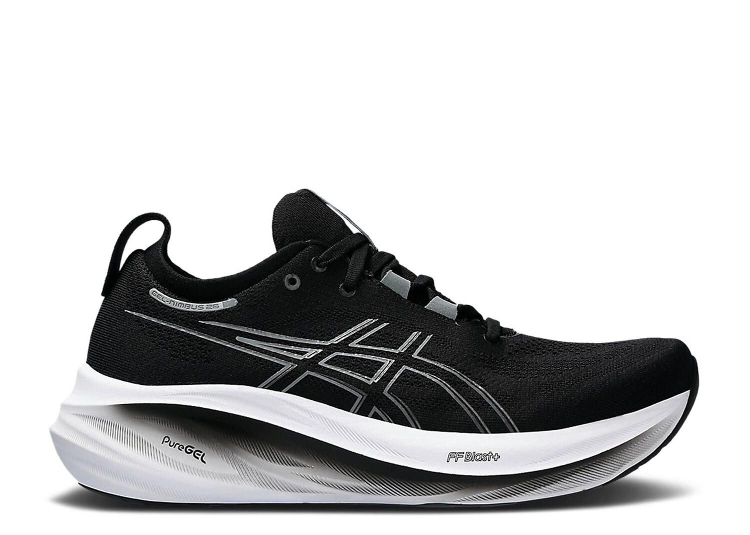 Кроссовки ASICS Gel Nimbus 26 'Black Graphite Grey', черный беговая обувь asics women s gel nimbus 26 цвет black graphite grey