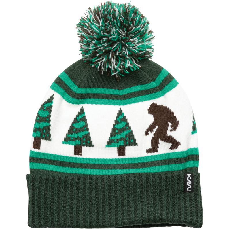 Шляпа Гершель Kavu, зеленый шапка с помпоном на 1 2 года