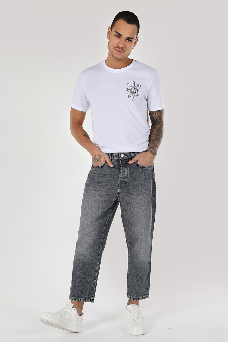Прямые джинсы выше щиколотки Colin'S, серый прямые джинсы 501 выше щиколотки levi s черный