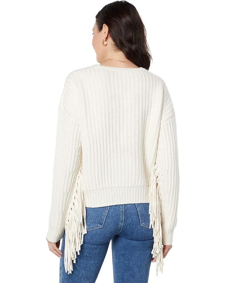Свитер Splendid Britain Fringe Sweater, цвет Marshmallow
