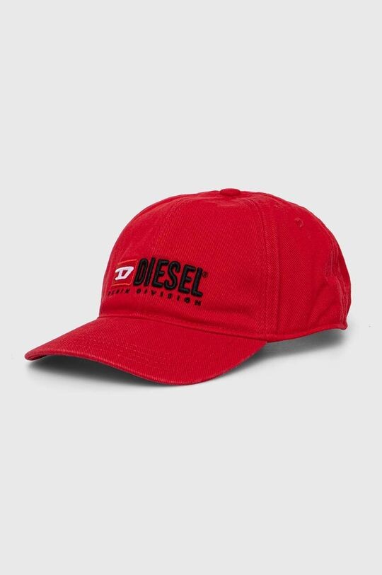 

Хлопковая бейсболка Diesel, красный