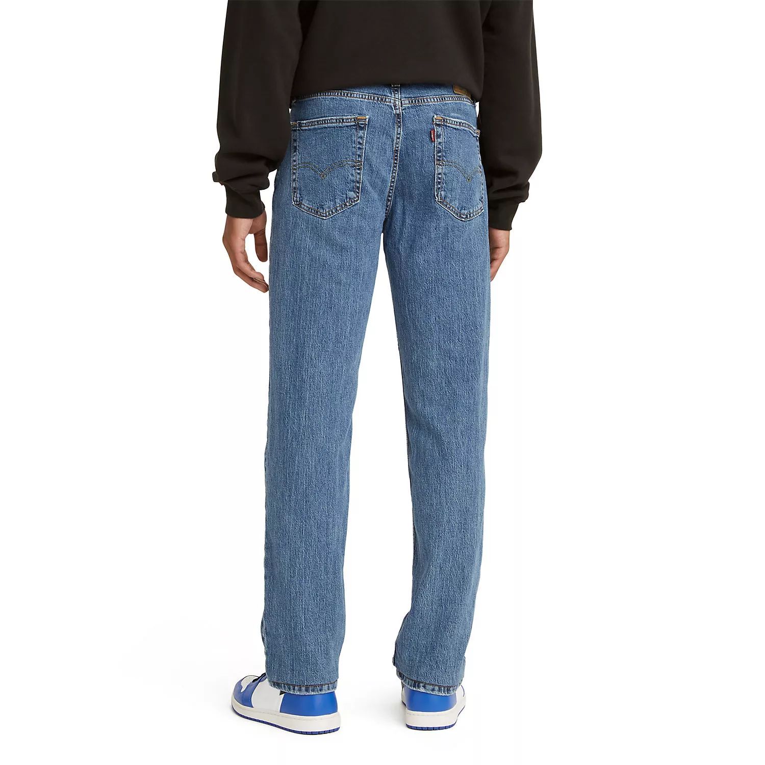 цена Мужские эластичные джинсы свободного кроя Levi's 550
