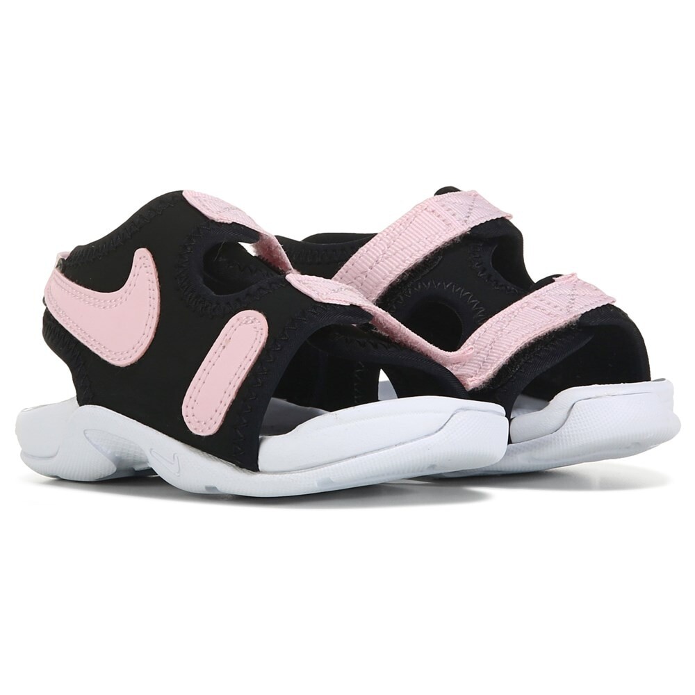 

Детские сандалии Sunray Adjust 6 для малышей/малышей Nike, черный, Серый