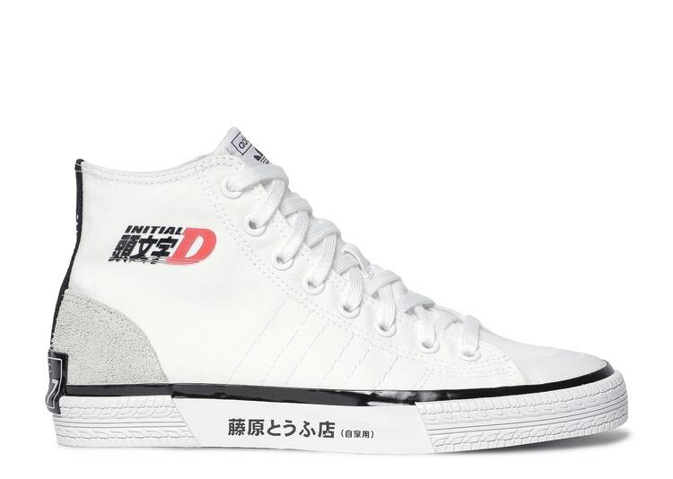 

Кроссовки Adidas INITIAL D X BAIT X NIZZA HIGH 'TOYOTA TRUENO', белый