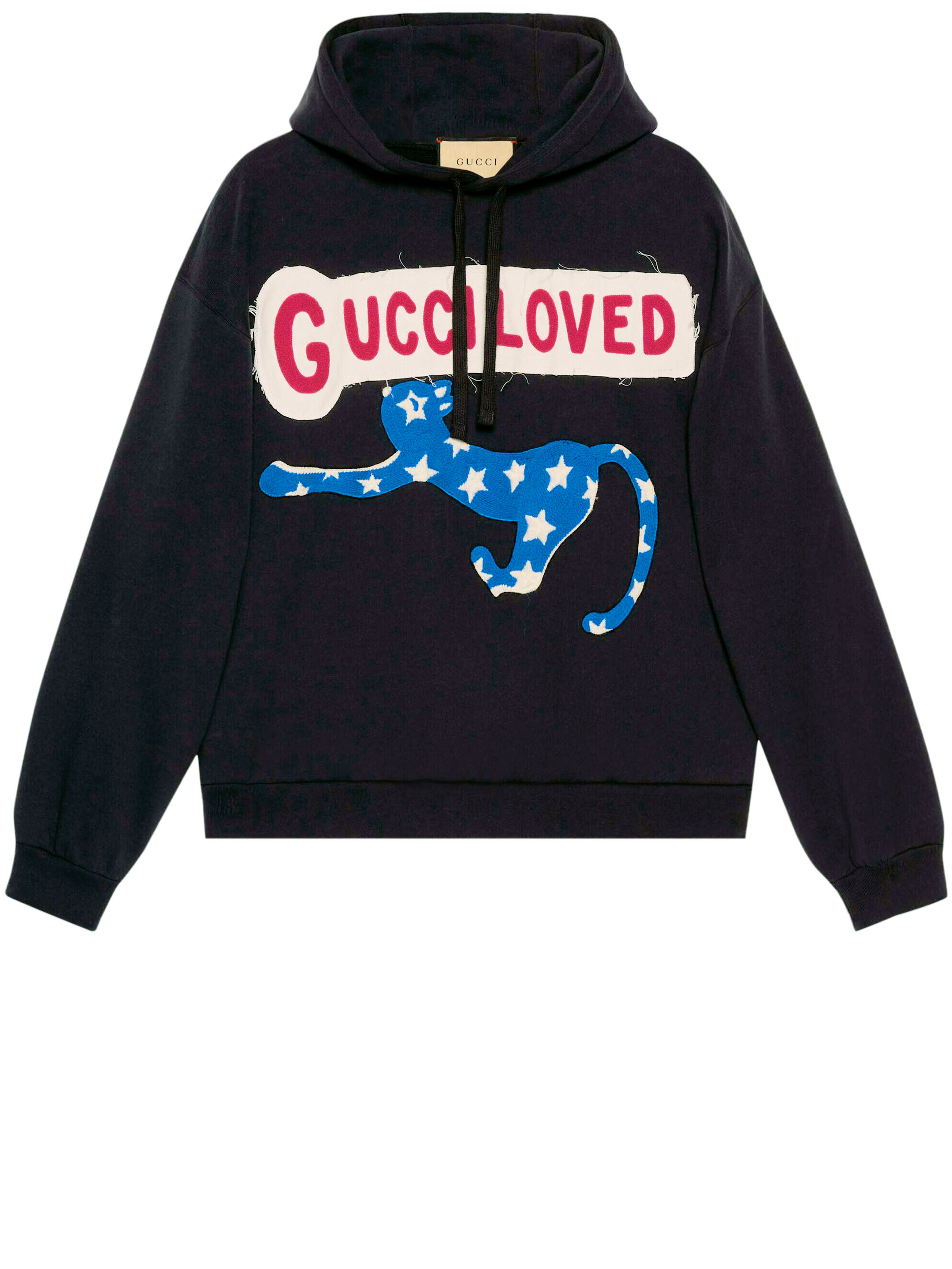 Худи Gucci Gucci Loved, серый цена и фото