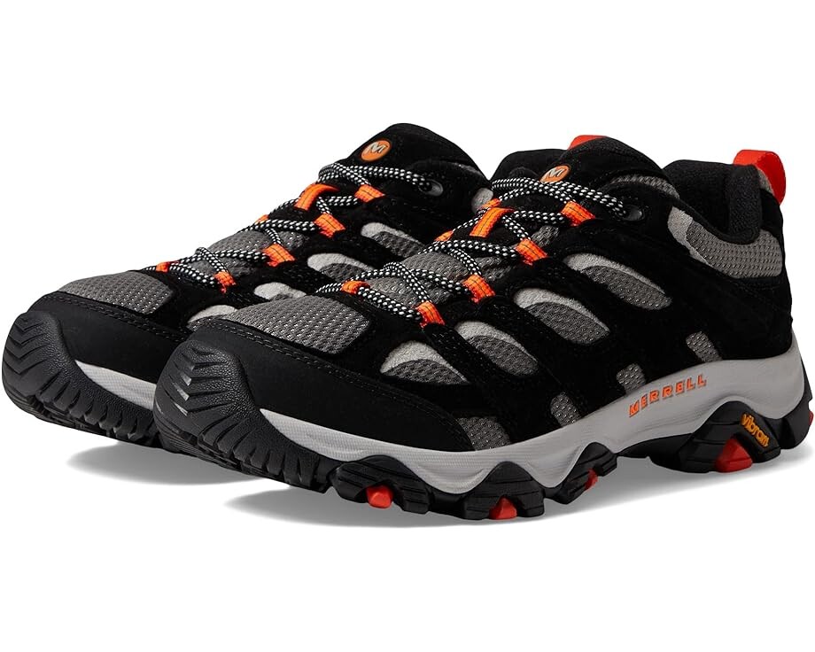 

Походные ботинки Merrell Moab 3, цвет Black/Tangerine
