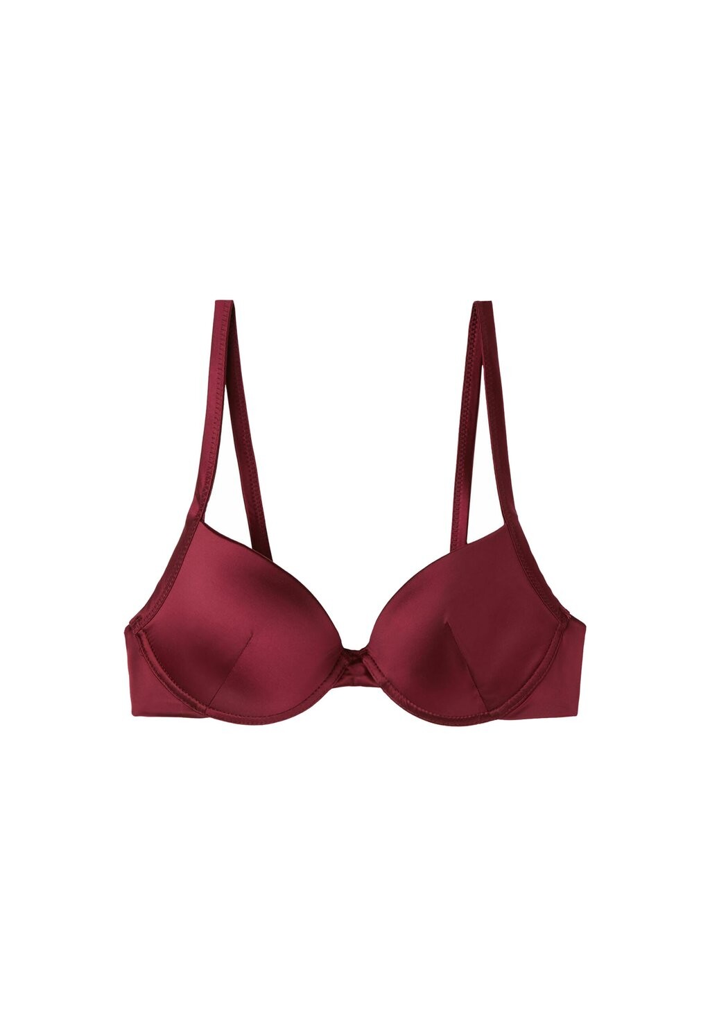 

Верх бикини Tezenis, красный с корсетом бордового цвета