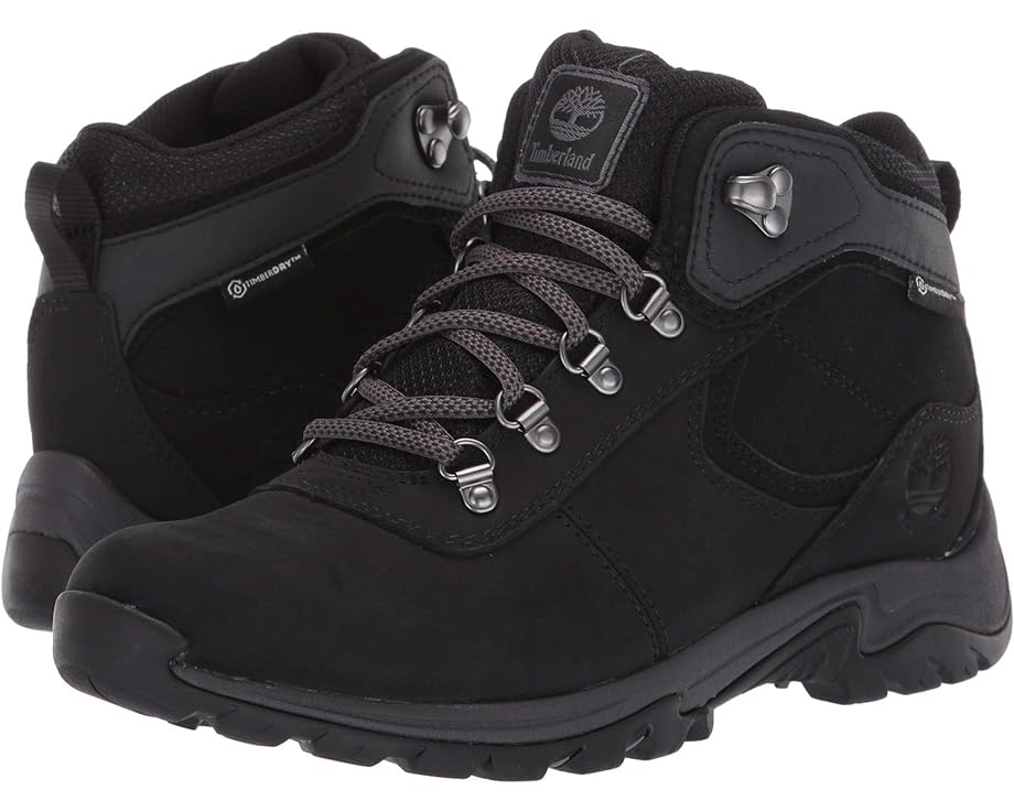 Походная обувь Timberland Mt. Maddsen Mid Leather Waterproof, цвет Black Full Grain Leather