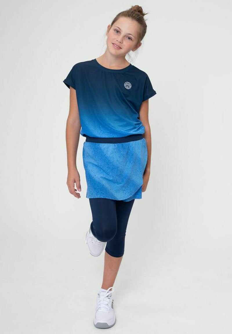 

Спортивная футболка SPIRIT CAPSLEEVE BIDI BADU, цвет dark blue aqua