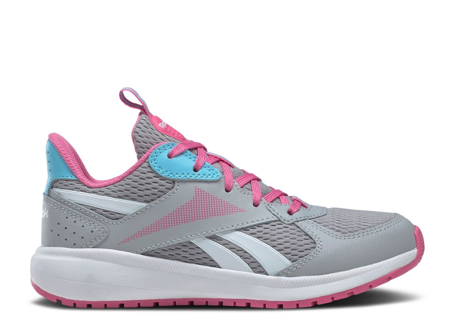 

Кроссовки Reebok Road Supreme 4 Little Kid 'Pure Grey True Pink', серый