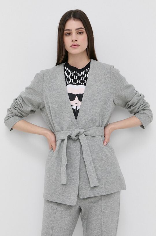 

Куртка Карла Лагерфельда 220W1430 Karl Lagerfeld, серый