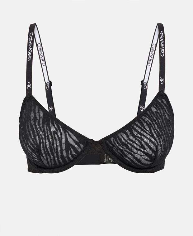 

Бюстгальтер на косточках, чашка A-DD Calvin Klein Underwear, черный
