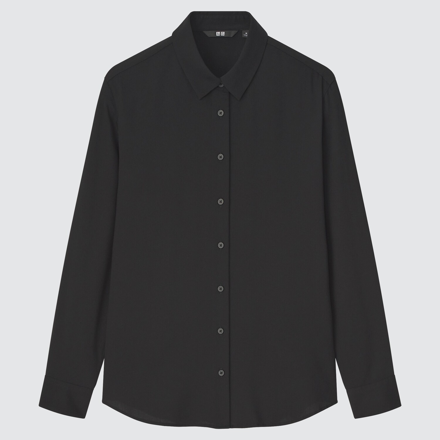

Блузка UNIQLO с длинными рукавами, черный