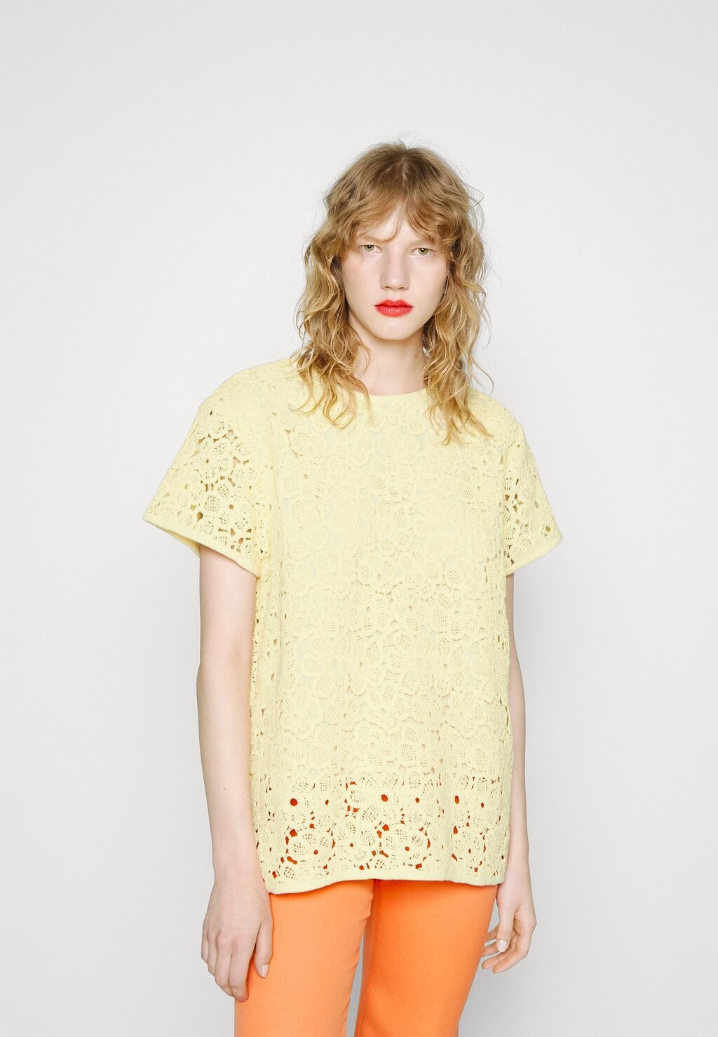 

Блузка Marimekko с коротким рукавом, желтый