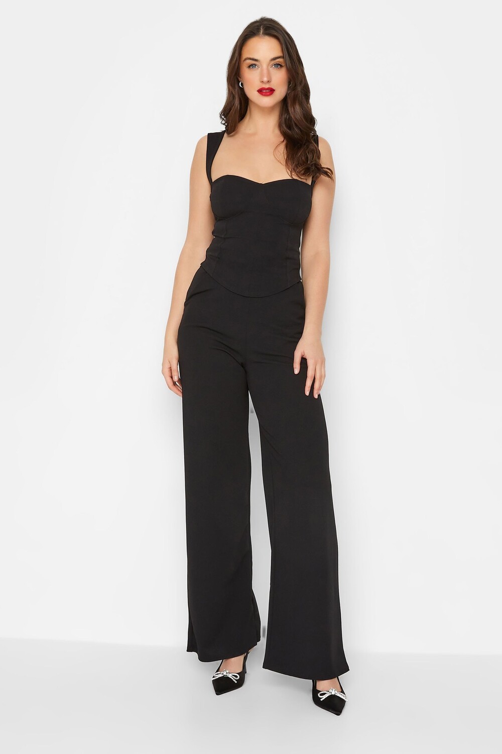 

Sally Top длинный высокий корсет Long Tall Sally, черный