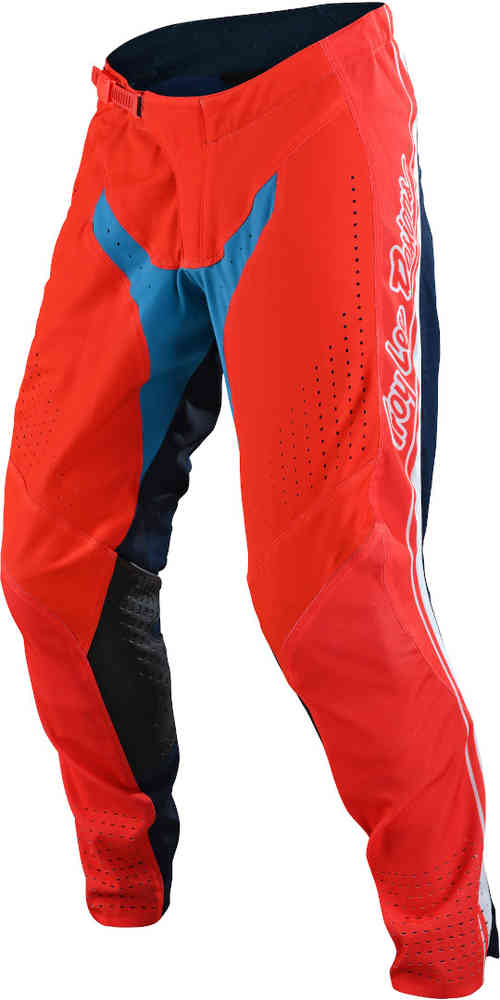 Брюки для мотокросса SE Pro Boldor Troy Lee Designs, оранжевый/синий/белый армированный жилет wosawe для мотокросса защитное снаряжение мотоциклетная куртка шорты штаны защита колена налокотники наколенники