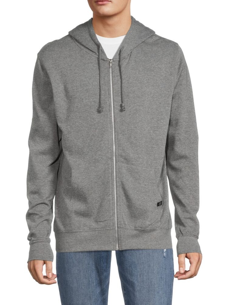 

Флисовая толстовка с молнией спереди Threads 4 Thought, цвет Heather Grey