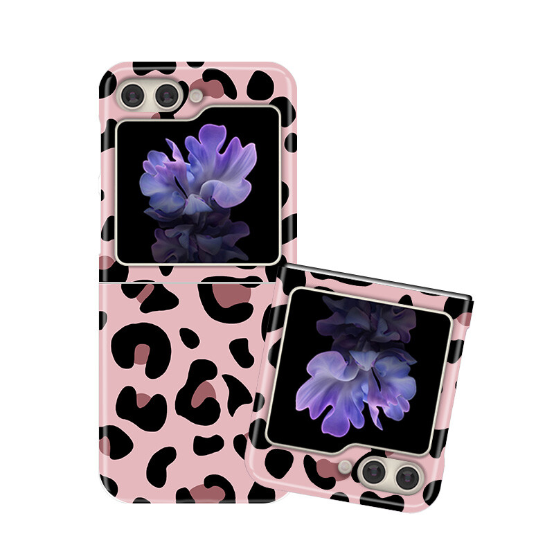 

Чехол для телефона Kokoparty, Pink leopard print frosted