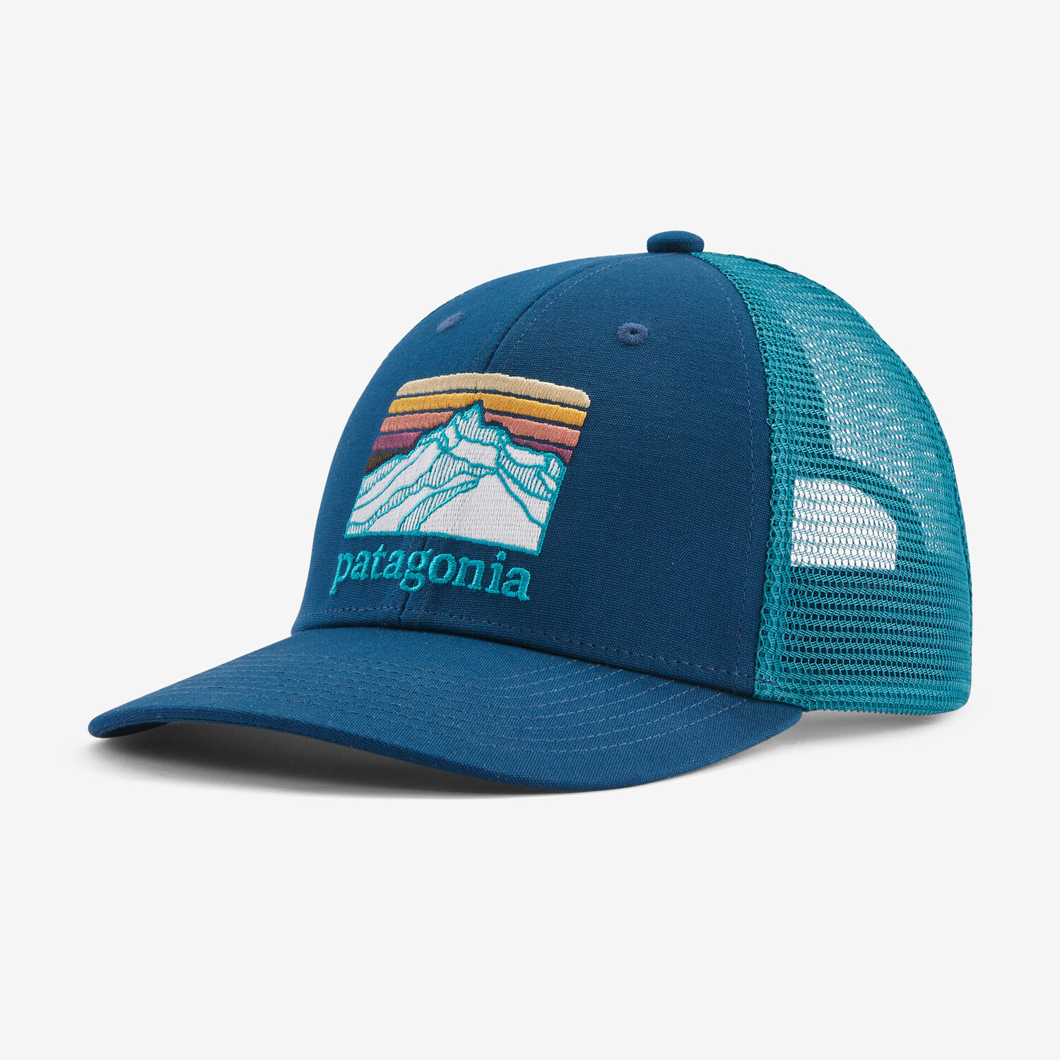 

Кепка дальнобойщика Line Logo Ridge LoPro Patagonia, лагом синий