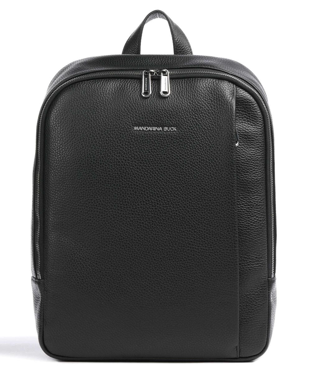 

Рюкзак Mellow Urban 13 дюймов из зерненой телячьей кожи Mandarina Duck, черный