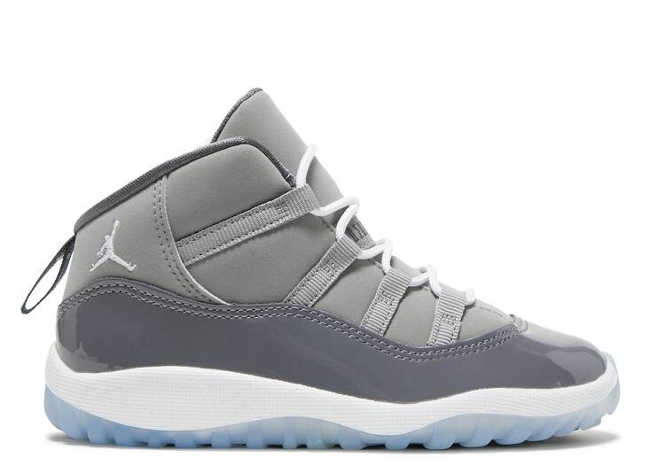 

Кроссовки AIR JORDAN 11 RETRO TD 'COOL GREY' 2021, серый