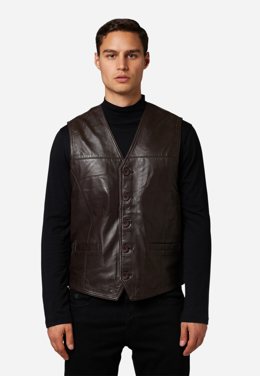 

Кожаная куртка Ricano Vest 321 im Nappa Leder, цвет der Farbe Braun