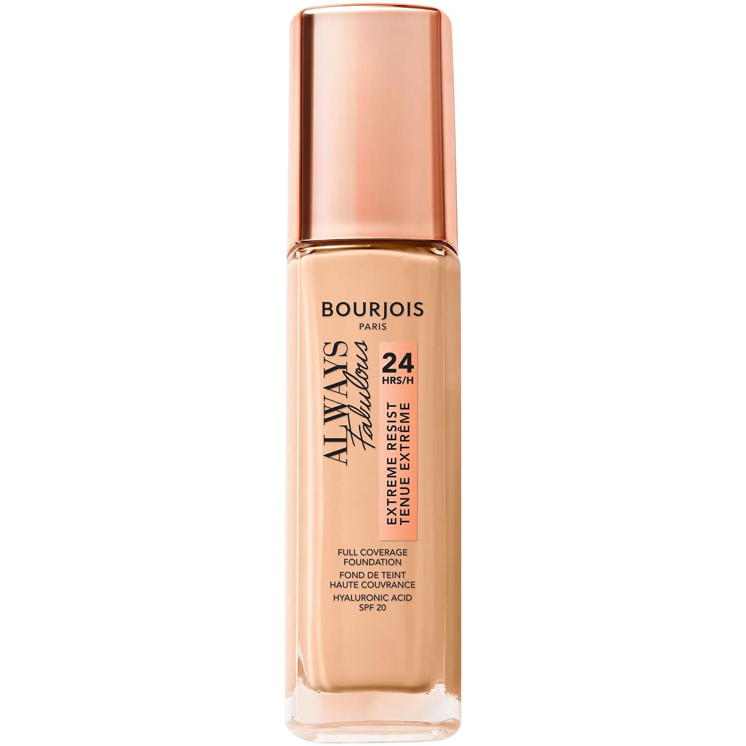 

Тональный крем покрывающий и увлажняющий 125 слоновая кость Bourjois Always Fabulous, 30 мл
