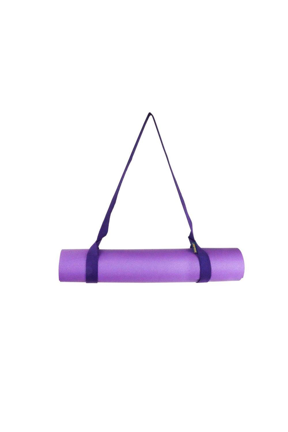 Ремень для переноски хлопкового коврика для йоги Yoga-Mad, фиолетовый растягивающийся ремень для йоги 155 см гибкий растягиватель для ноги