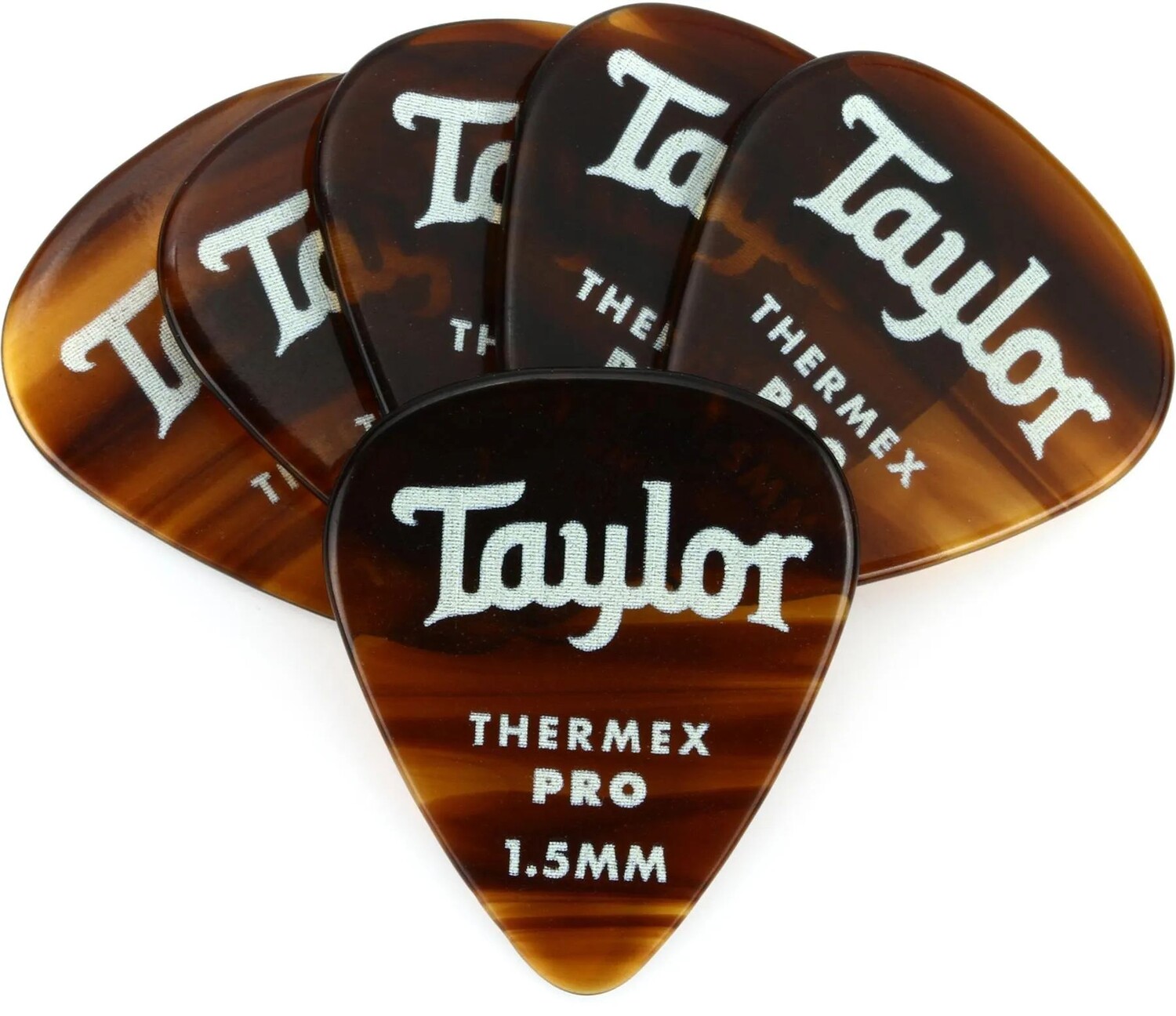 

Медиаторы Taylor Premium Darktone 351 Thermex Pro, 6 шт. в упаковке, черепаховый панцирь, 1,50 мм
