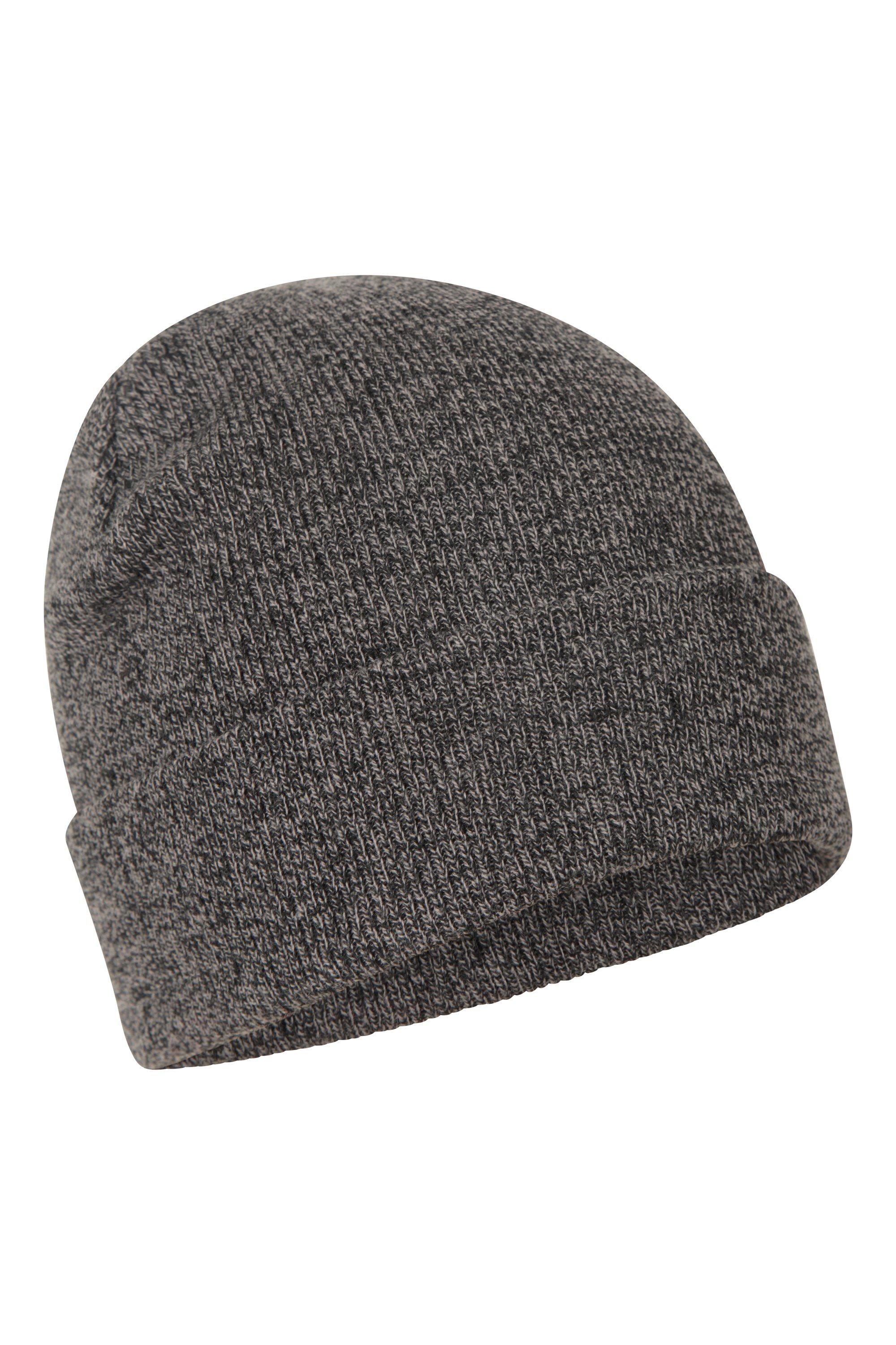 Шапка-бини «Компас» Толстая вязаная теплая легкая зимняя шапка Mountain Warehouse, черный цена и фото