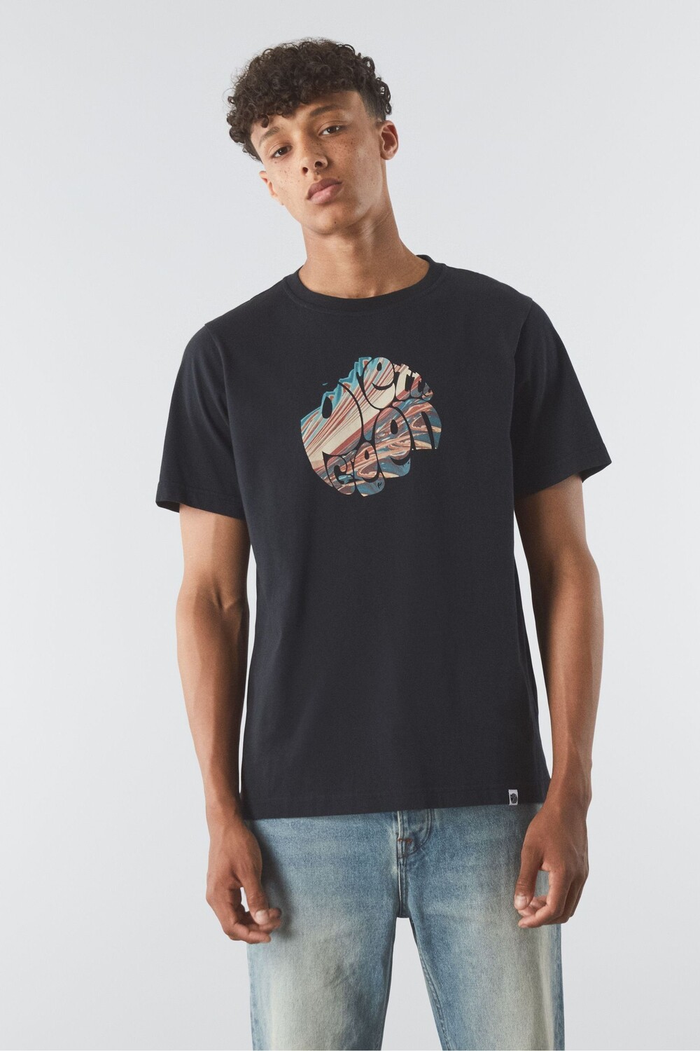 

Графический логотип Sundown футболка Pretty Green, черный