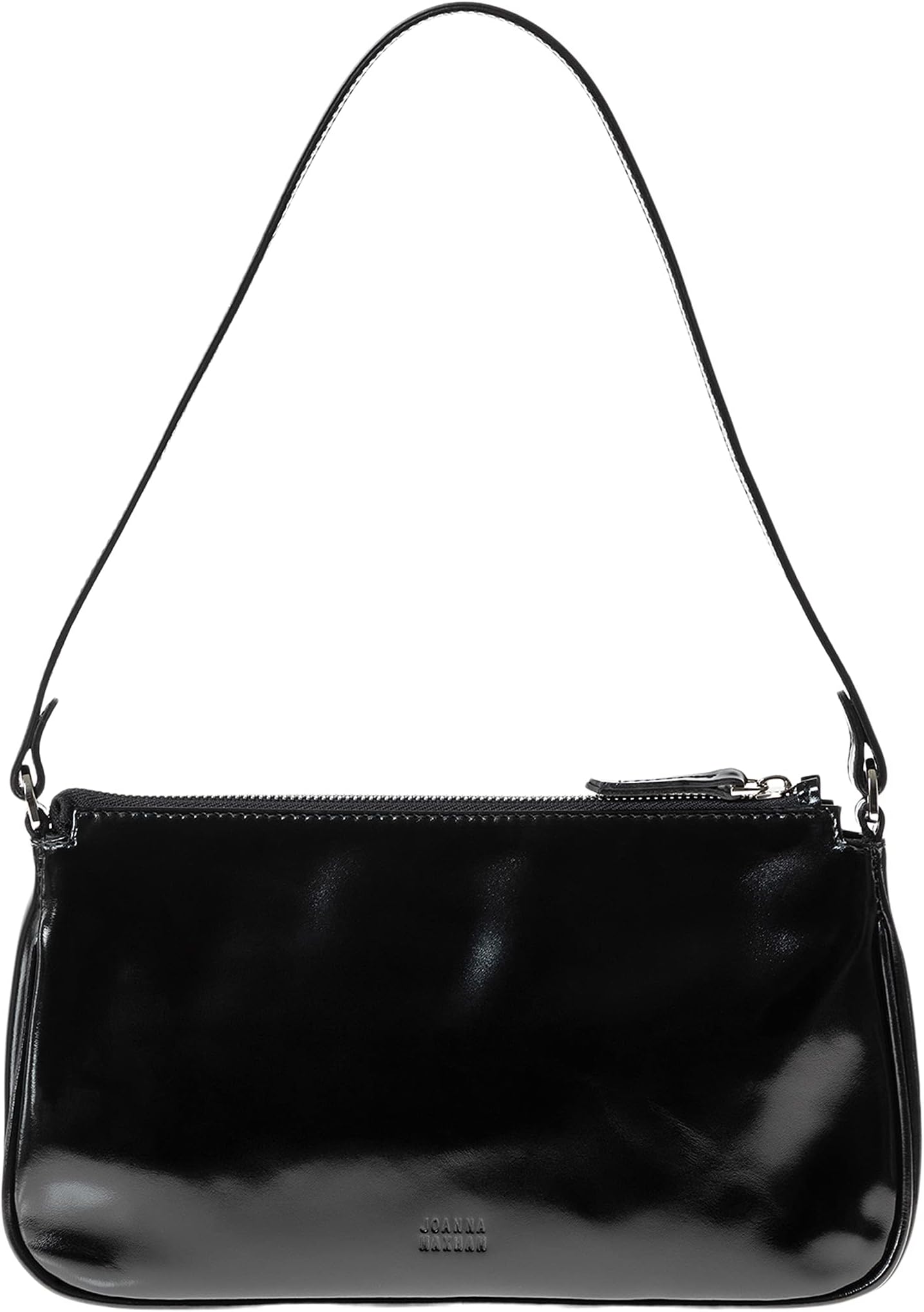 Сумка Small Baguette Joanna Maxham, цвет Black Box Leather/Nickel