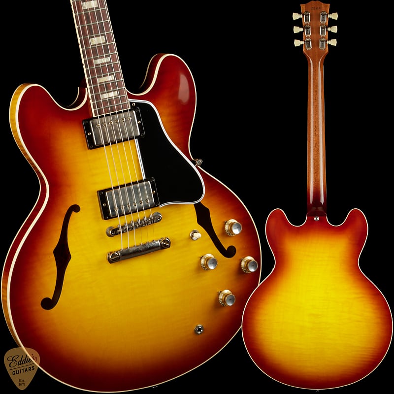Электрогитара Gibson Custom Shop PSL '64 ES-335 Figured Reissue VOS Iced Tea Burst