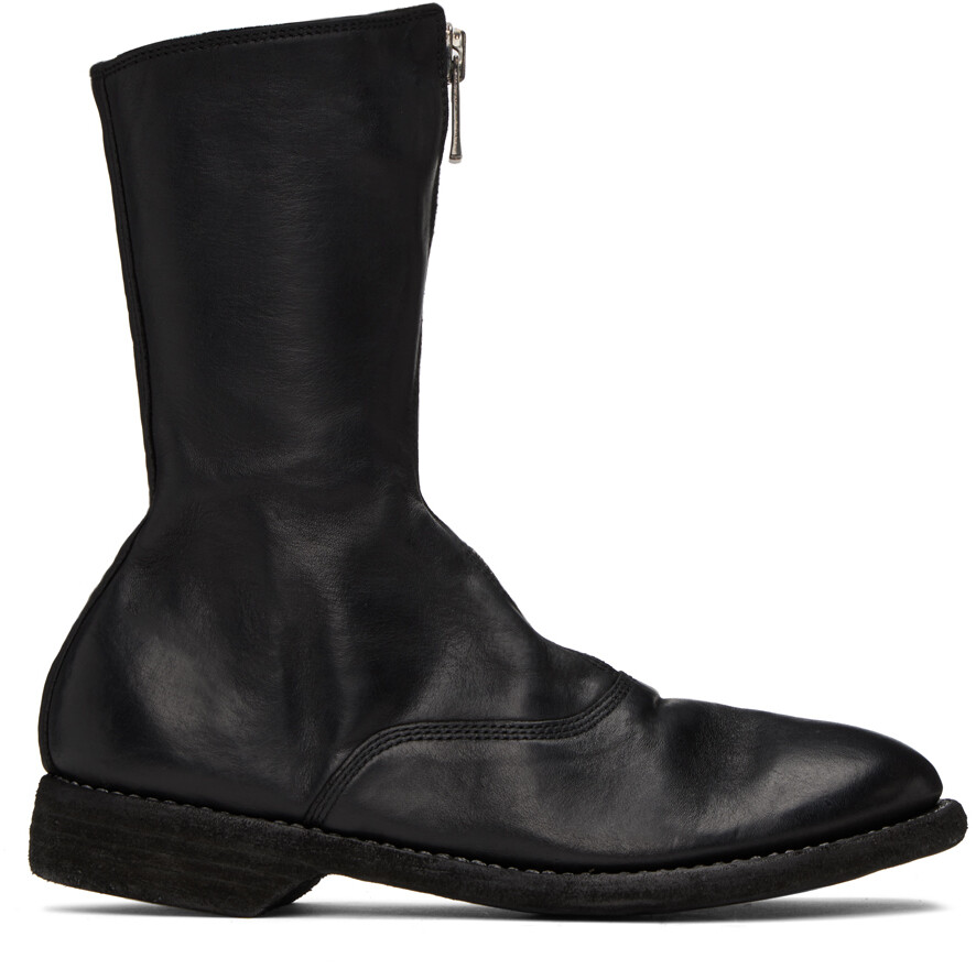 

Черные ботинки 310 Guidi, Черный