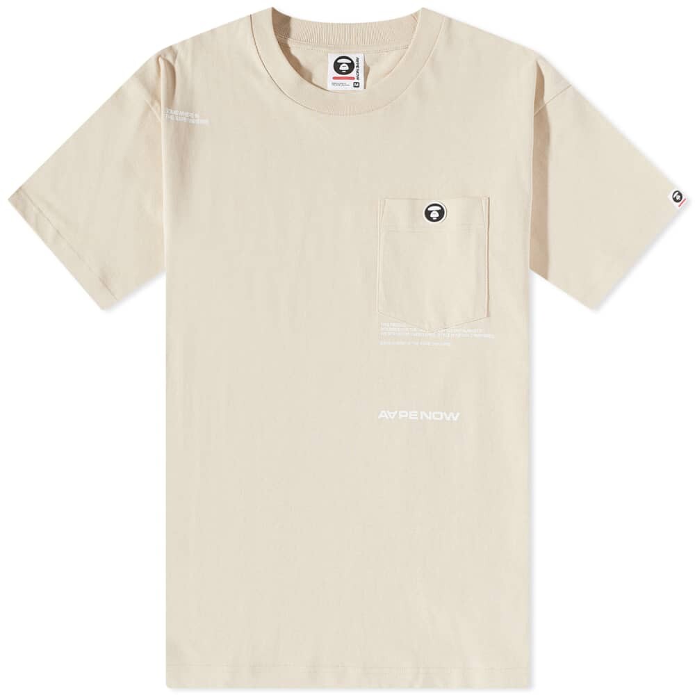 

Силиконовая футболка с карманом для значка AAPE Now, серый